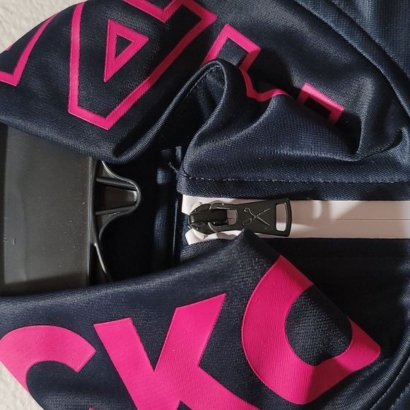 MARC ECKO CUT & SEW TRACK JACKET ZIP UP PINK BLUE CASUAL ATHLEISURE ACTIVEWEAR M - Picture 2 of 16